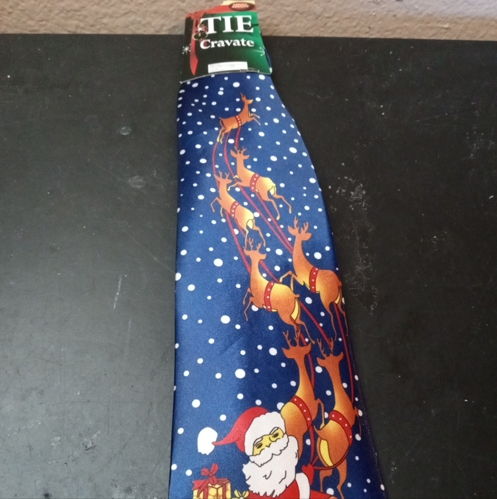 NWT Cravate Christmas Holiday Tie